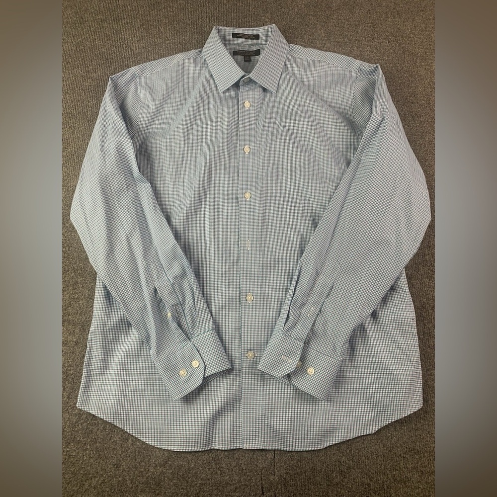 Banana Republic Slim Fit Non Iron Mens 100% Cotton Long Sleeve Dress Shirt Sz XL